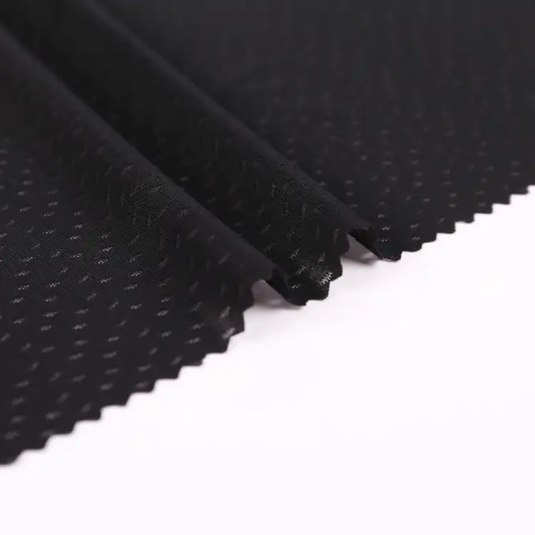 China Fabric for Swimsuits,Yoga Pants,Swim shorts,Sports Bras Weft Jacquard Knit Fabric Spandex Nylon Black color buy from China wholesaler bulk order at wholesale price free worldwide shipping Alibaba