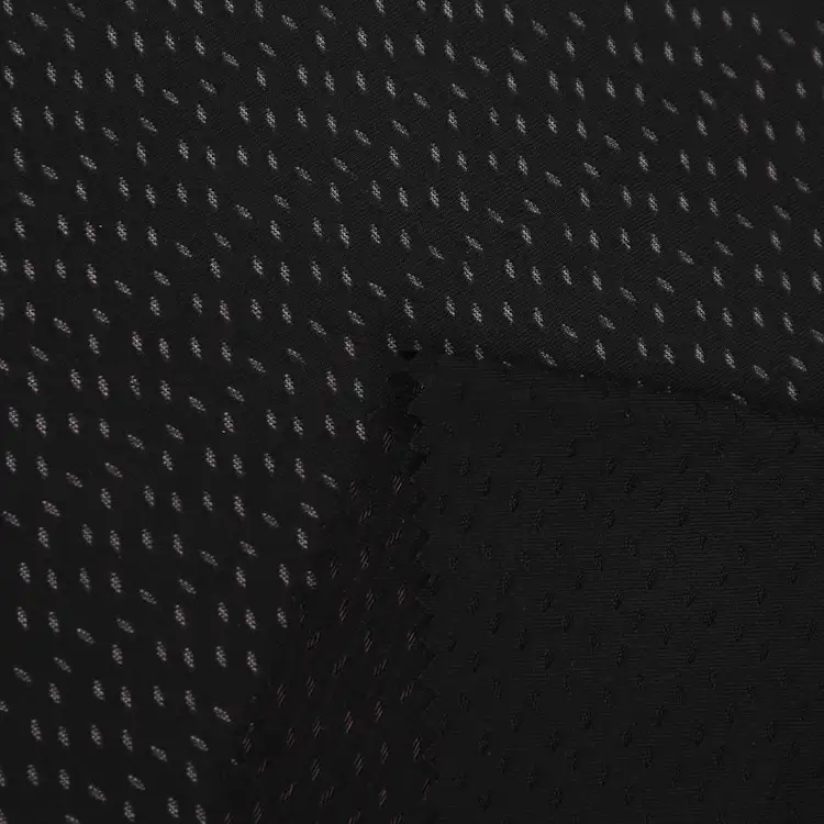 China Fabric for Swimsuits,Yoga Pants,Swim shorts,Sports Bras Weft Jacquard Knit Fabric Spandex Nylon Black color buy from China wholesaler bulk order at wholesale price free worldwide shipping Alibaba