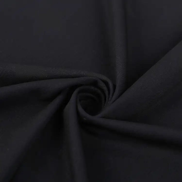 China Fabric for Yoga Pants,Sports Bras Weft Jacquard Knit Fabric Poly Spandex Black color buy from China wholesaler bulk order at wholesale price free worldwide shipping Alibaba