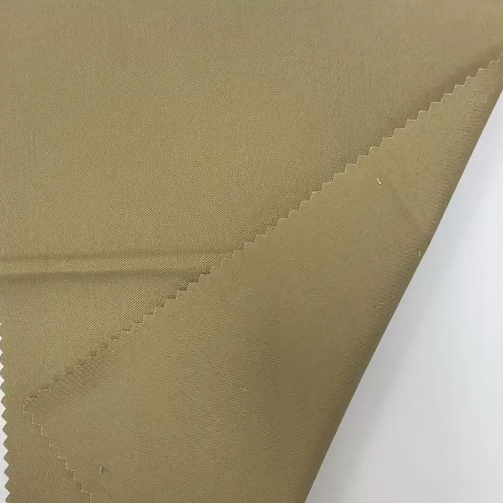 China Fabric for Pants Cotton Twill Natural Woven Fabric Cotton khaki color buy from China wholesaler bulk order at wholesale price free worldwide shipping Alibaba