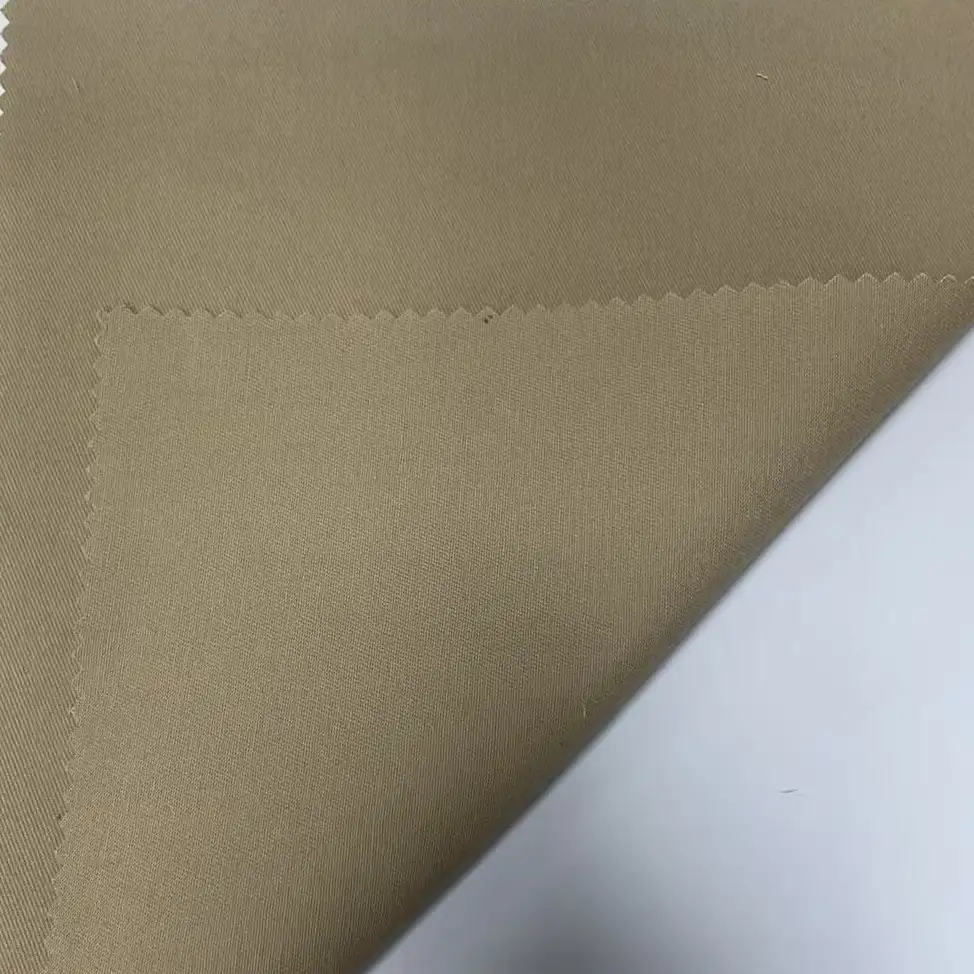 China Fabric for Pants Cotton Twill Natural Woven Fabric Cotton Khaki green color buy from China wholesaler bulk order at wholesale price free worldwide shipping Alibaba