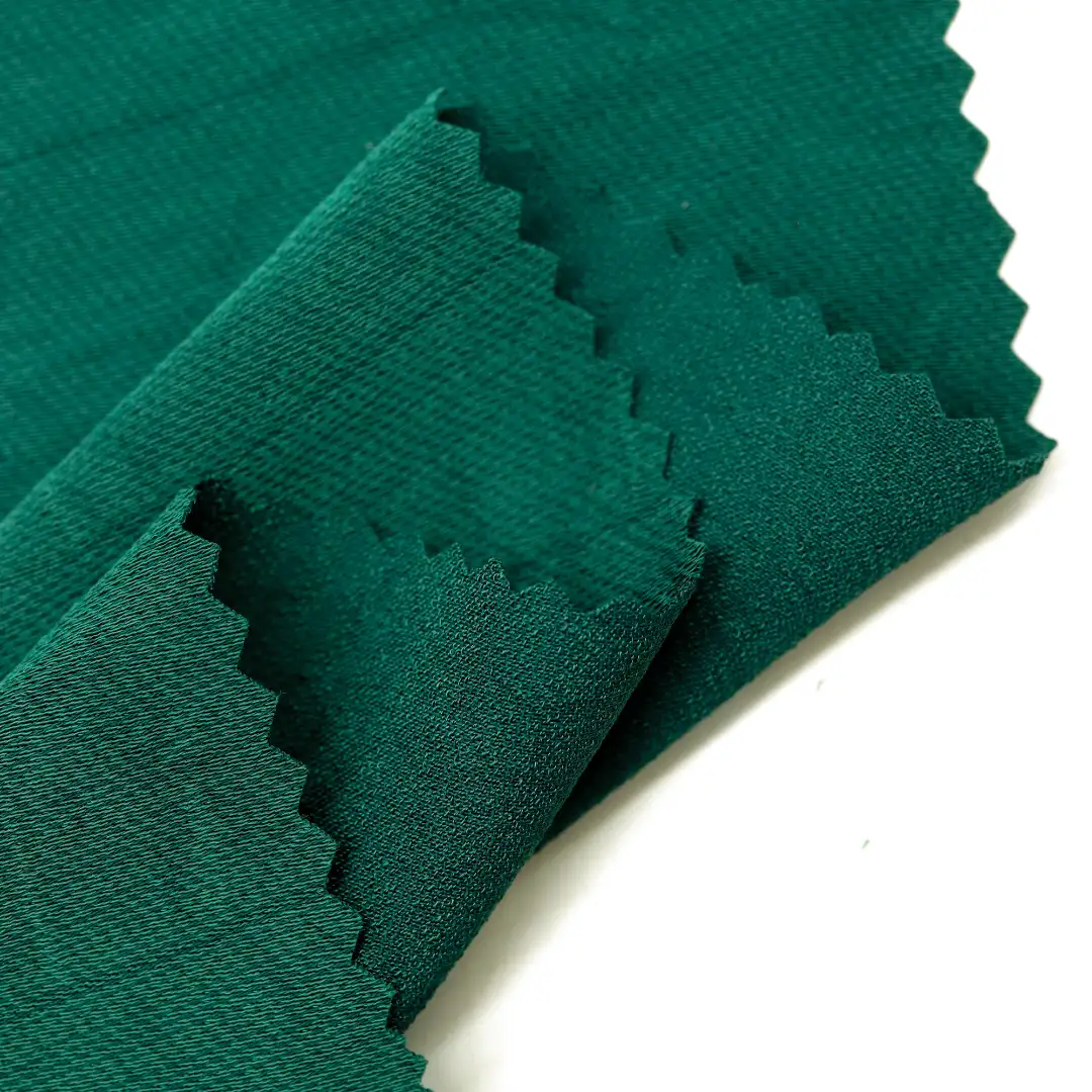 China Fabric for Blazer Cotton Twill Natural Woven Fabric Polyester Dark green color buy from China wholesaler bulk order at wholesale price free worldwide shipping Alibaba