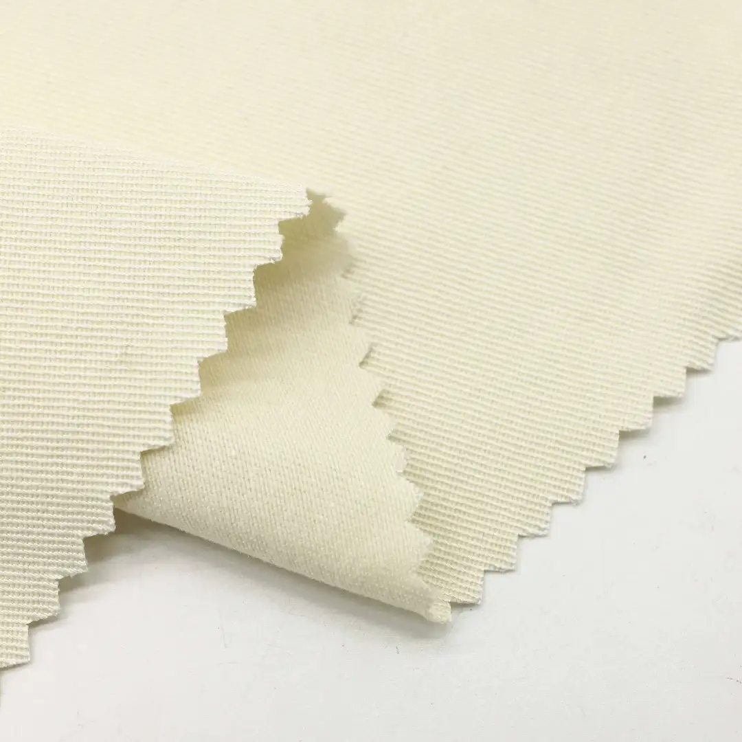 China Fabric for Jackets,Suit,Uniform Cotton Twill Natural Woven Fabric Tencel Cotton Milky white color buy from China wholesaler bulk order at wholesale price free worldwide shipping Alibaba