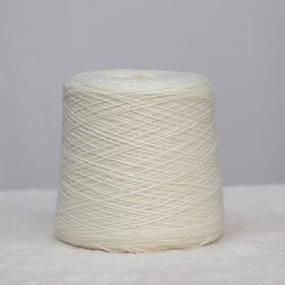 Core Spun Yarn 75%Acrylic 13%Nylon 12%PBT 2/10SNm Ivory