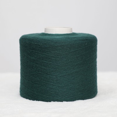 Ring Spun 100%Recycled Polyester 1/19SNm Dark Green