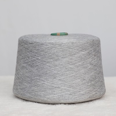 Mossy Yarn 57%Acrylic 35%Recycled Polyester 8%Spandex 1/18SNm Gray