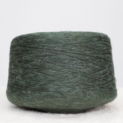 Air Spun Yarn 49%Acrylic 30%Recycled Polyester 21%Nylon 1/3.5SNe Green