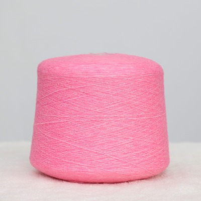 Mossy Yarn 70%Polyester 12%Acrylic 12%Nylon 6%Spandex 1/10.5SNm Pink