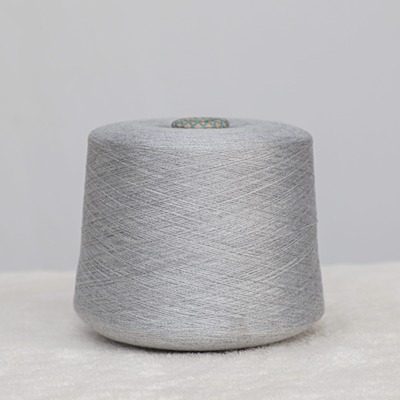 Core Spun Yarn 50%Viscose 28%PBT 22%Nylon 2/28SNe Light Gray