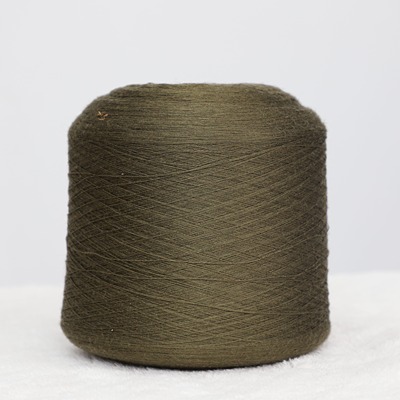 Semi-Worsted Spun 70%Acrylic 30%Merino Wool 2/48SNe Dark Green/navy