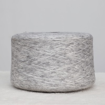 Air Spun Yarn 53%Acrylic35%Nylon 12%Polyester 1/5.4SNm Gray