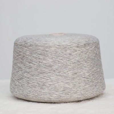 Air Spun Yarn 57%Acrylic 40%Nylon 3%Wool 1/5.8SNm Mist Gray