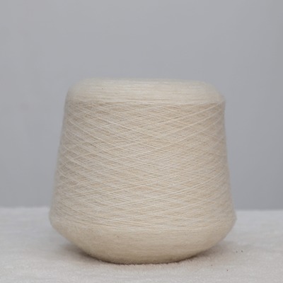 Mossy Yarn 80%Recycled Polyester 10%Nylon 7%Wool 3%Spandex 1/13SNm Oatmeal