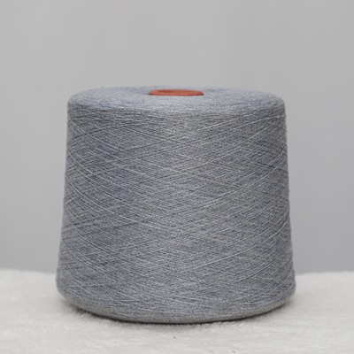 Semi-Worsted Spun 40%Nylon 30%Acrylic 24%Polyester 6%Wool 2/48SNm Orchid Grey