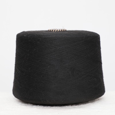 Mossy Yarn 55%Recycled Polyester 42%Polyester 3%Spandex 1/13SNm Black