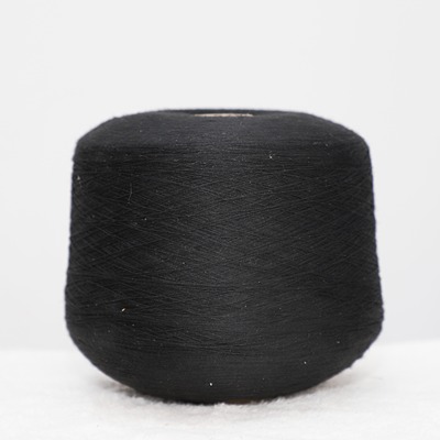 Core Spun Yarn 50%Viscose 28%PBT 22%Nylon 2/28SNe Black