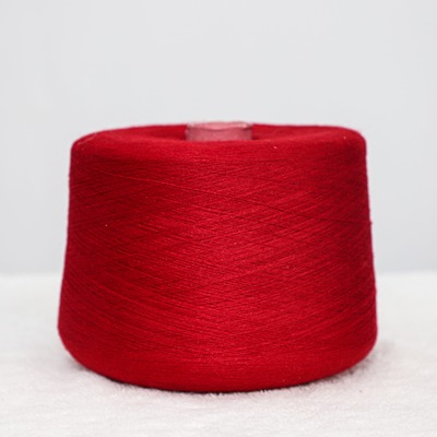 Core Spun Yarn 62%Acrylic 11%Nylon 27%PBT 2/28SNe Wine Red