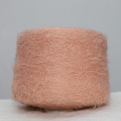 Feather Yarn 100%Nylon 1/6.9SNm Pink