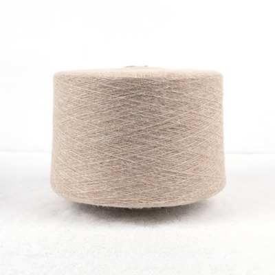 Air Spun Yarn 54%Nylon 46%Recycled Polyester 1/5.8SNe Oatmeal