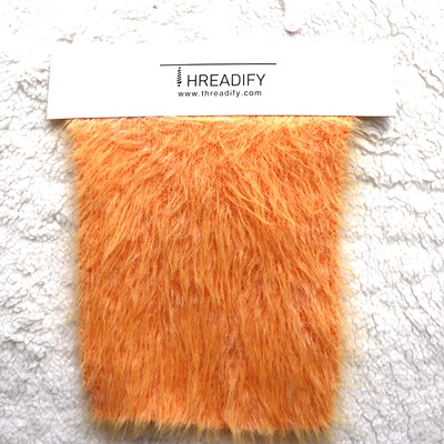 Cat Feather Yarn 55%Recycled Nylon 30%Nylon 15%Polyester 1/7SNm Yellow