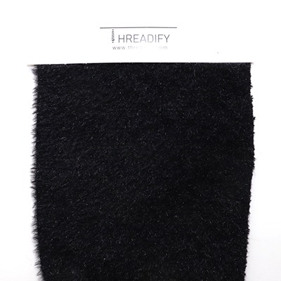 Cat Feather Yarn 75%Nylon 25%Lurex 1/11SNm Black