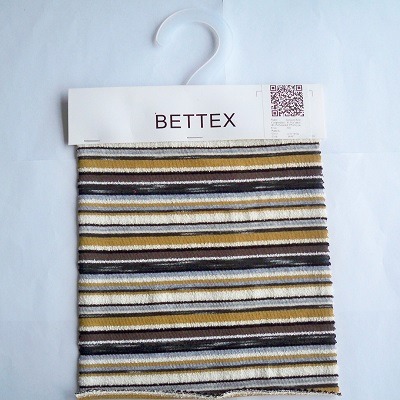 Jacquard Knit 42.5%Cotton 40.5%Polyester 17%Rayon 210 Color Stripe