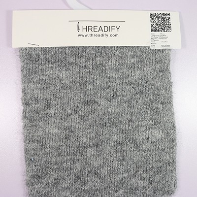 Mossy Yarn 8%Wool 21%Nylon 59%Recycled Polyester 11%Polyester 1%Spandex 1/4.2SNm Grey Melange