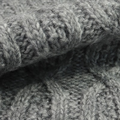 Air Spun Yarn 53%Recycled Polyester 25%Polyester 8%Nylon 8%Acrylic 6%Wool 1/5SNm Grey Melange