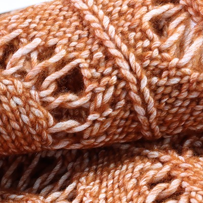 Air Spun Yarn 60%Recycled Polyester 40%Polyester 1/5SNm Orange