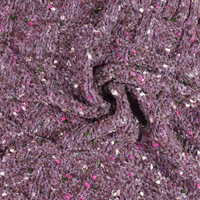 Chenille Yarn 100%Recycled Polyester 1/4SNm Purple