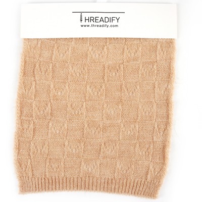 Mossy Yarn 58%Acrylic 28%Nylon 10%Recycled Polyester 4%Spandex 1/14.5SNm Light Brown