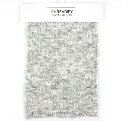 China Yarn for Open Cardigan (Sweater),Hoodie  (Sweater),Round Neck Pullover (Sweater) Mossy Yarn Fancy Yarn Acrylic Polyester Spandex Grey Melange color buy from China wholesaler bulk order at wholesale price free worldwide shipping Alibaba