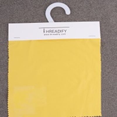 Polyester Pongee 100%Polyester 68 Yellow