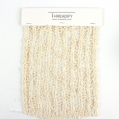 Knot Yarn 64%Cotton 36%Polyester 1/2.5SNe White