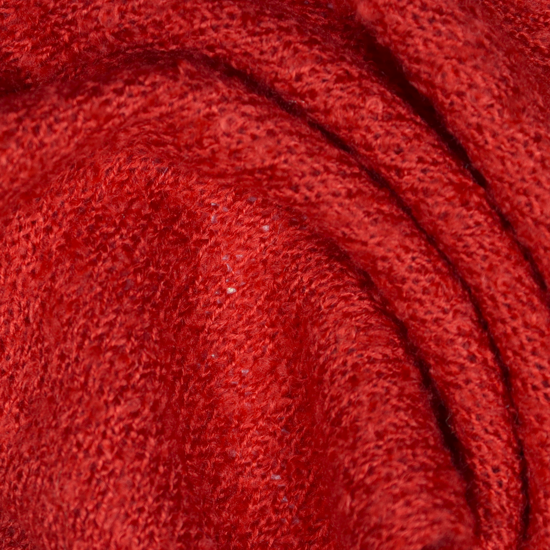 Boucle Yarn 100%Acrylic 1/9SNm Red