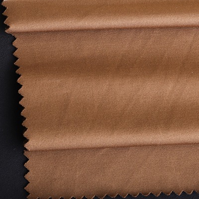 Single Jersey 90%Polyester 10%Spandex 230 Brown