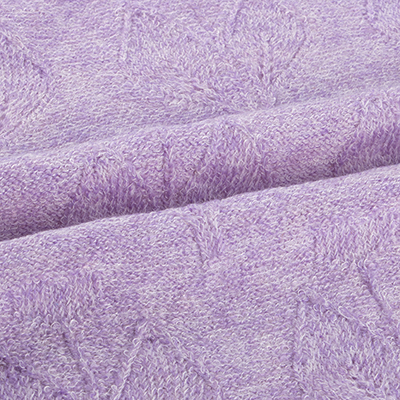 Mossy Yarn 62%Polyester 18%Cotton 18%Lyocell 2%Spandex 1/12SNm violet