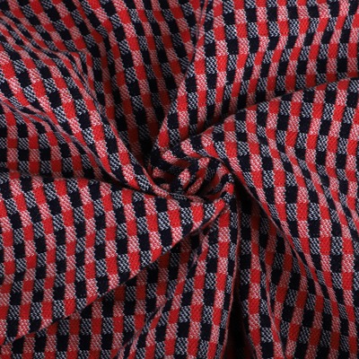 Weft Jacquard 60%Cotton 40%Polyester 250 Black White Red Group