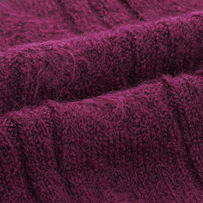 Mossy Yarn 68%Acrylic 28%Polyester 4%Spandex 1/14SNm Burgundy