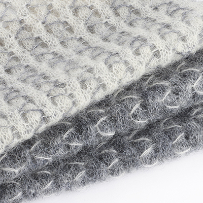 Mossy Yarn  1/13SNm grey/white