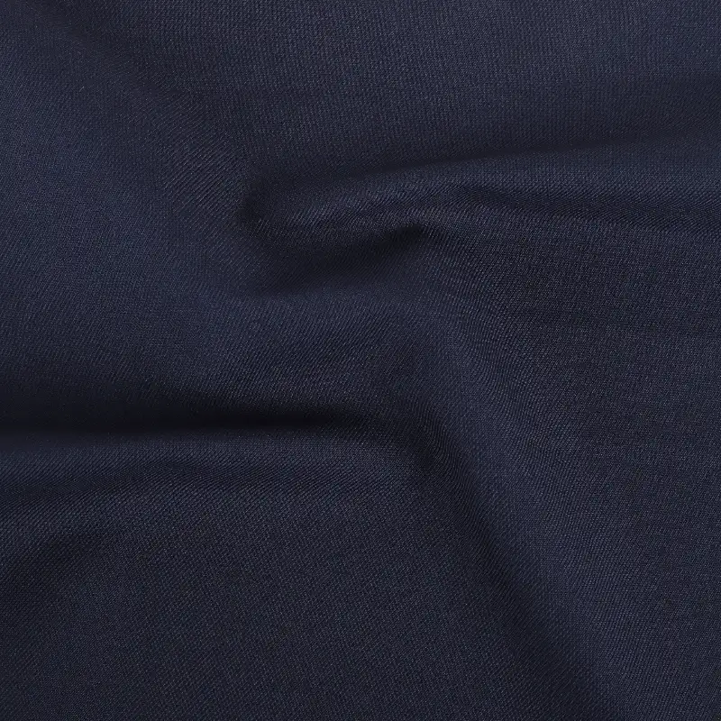 Polyester/Rayon Twill 80%Polyester 20%Rayon 350 Navy