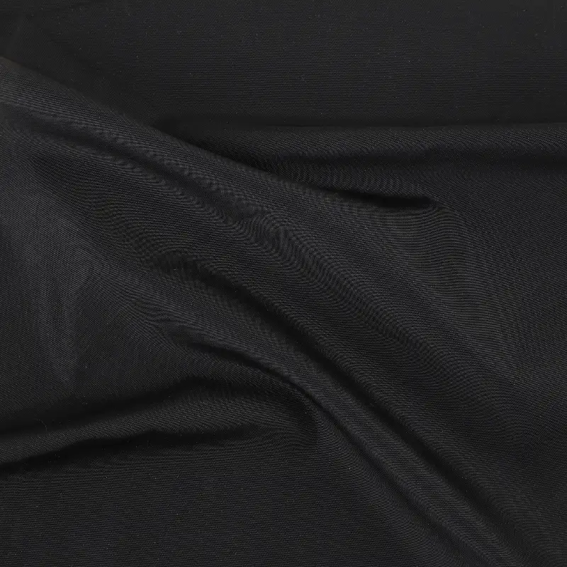 Polyester Memory Fabric 100%Polyester 116 Black