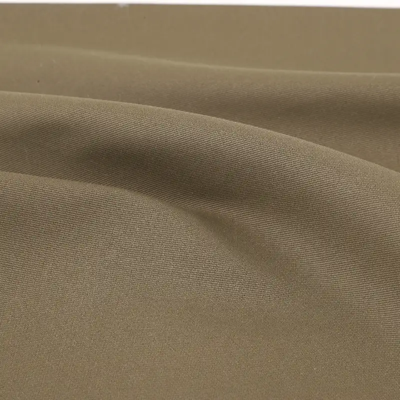 Polyester Twill Lining Fabric 100%Polyester 224 Khaki