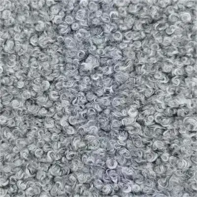 Knit Woolen Fabric 100%Polyester 400 Grey