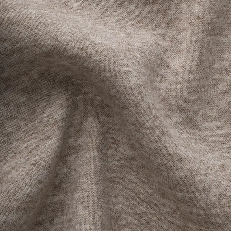 Knit Woolen Fabric 100%Polyester 170 Beige