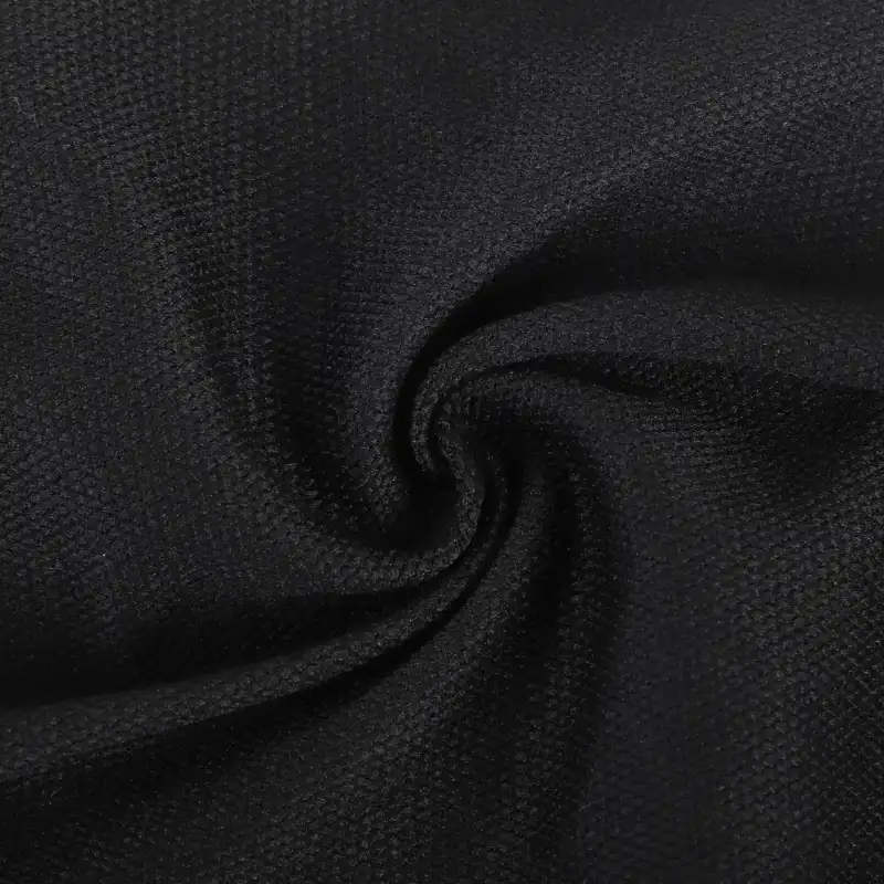 Pique 100%Polyester 250 Black