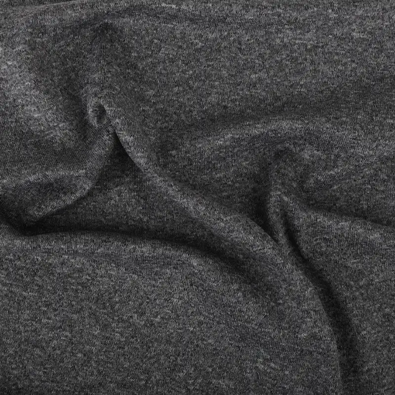 China Fabric for Loungewear,Sweatshirt,Hoodie Hacci Knit Fabric Polyester Spandex Grey color buy from China wholesaler bulk order at wholesale price free worldwide shipping Alibaba