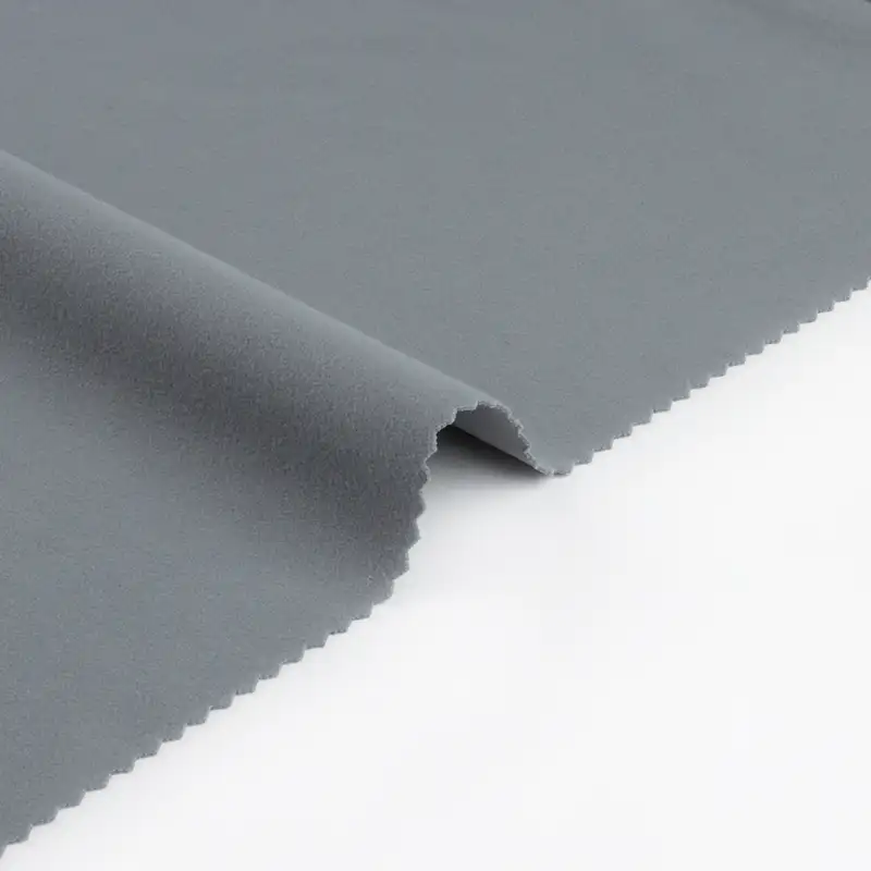 China Fabric for Tank Top,Crop Top,Pajamas Interlock Knit Fabric Polyester Spandex Grey color buy from China wholesaler bulk order at wholesale price free worldwide shipping Alibaba