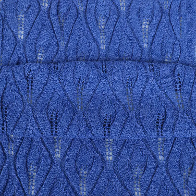 Semi-Worsted Spun 52%Polyester 38%Acrylic 10%Nylon 2/30SNm Blue