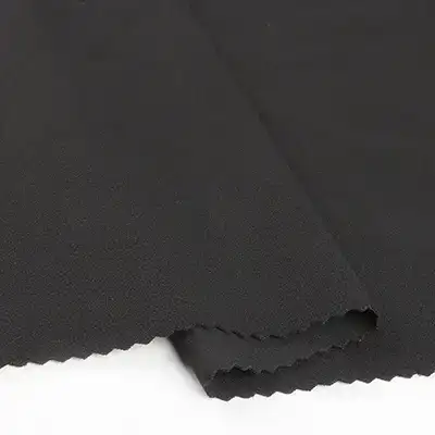 China Fabric for Tank Top,Crop Top,Pajamas Interlock Knit Fabric Nylon Spandex Black color buy from China wholesaler bulk order at wholesale price free worldwide shipping Alibaba